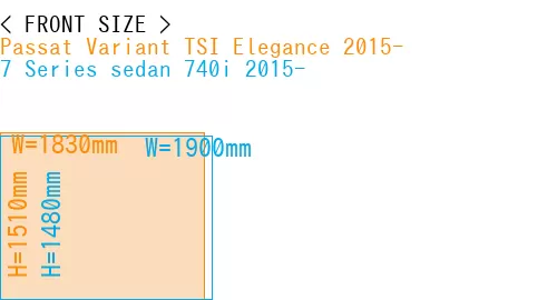#Passat Variant TSI Elegance 2015- + 7 Series sedan 740i 2015-